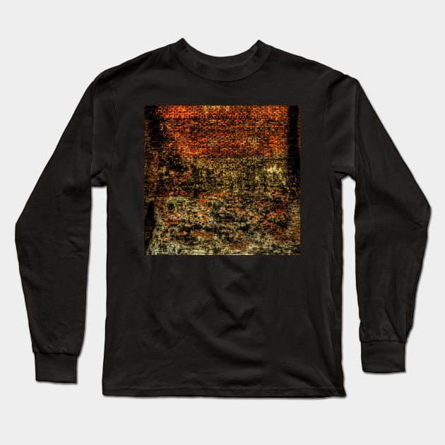 Abstract of Viaduct Arch Bricks - Middle Section Long Sleeve T-Shirt by axp7884